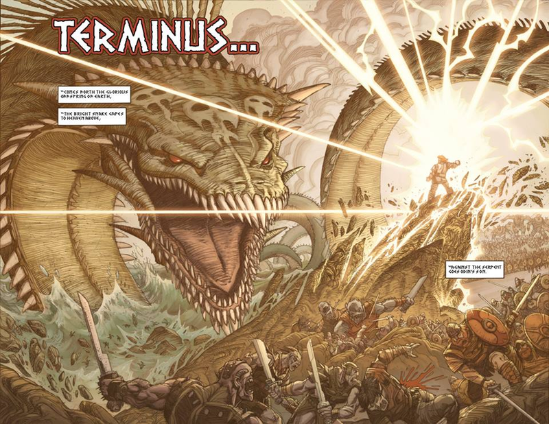 Illustration for article titled Walter Simonson returns to Norse mythology with the stunning Ragnarök #1